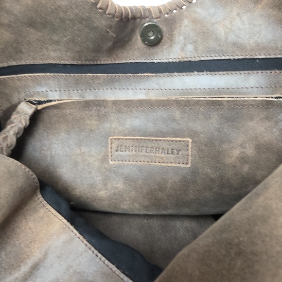 Jennifer Haley Fringe Leather Bag Large - Picture 9 of 10